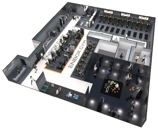 ENBOX GYM 店舗の内観